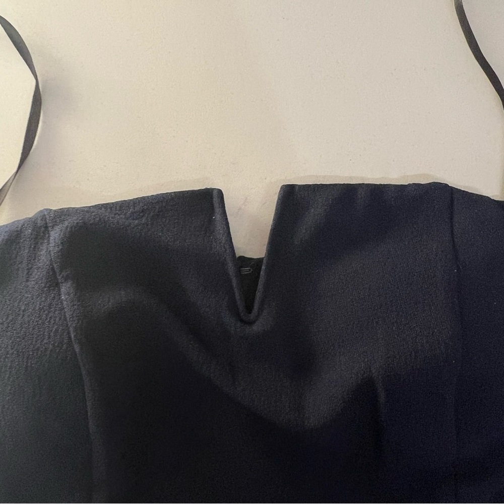 NWT Monteau Strapless Navy Romper L - Picture 9 of 10